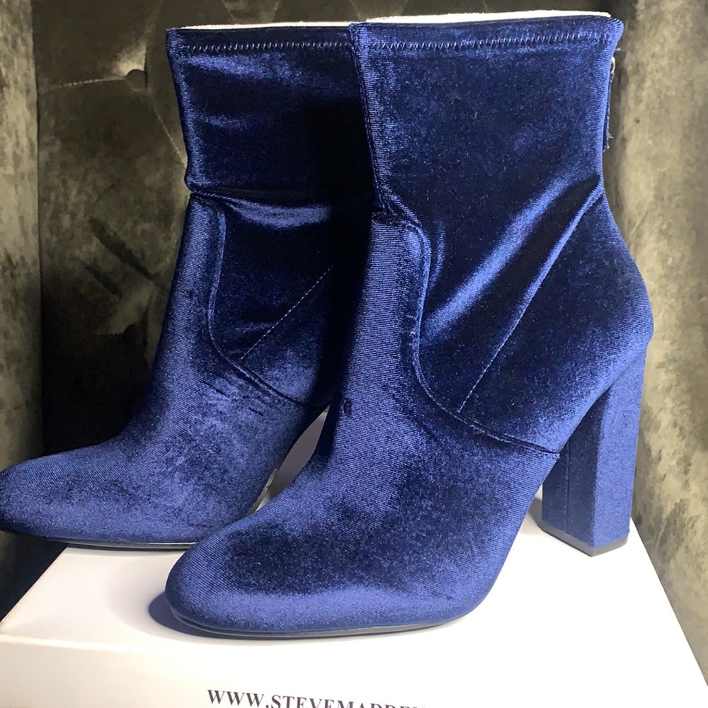 Steve Madden shoes blue suede